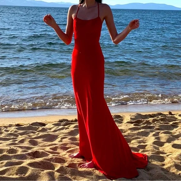 strapless open back dress Satin Sleeveless Corset Slit Gown by Faviana 11216 – ABC Fashion